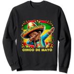 Dabbing Jungen Mexikanischer Poncho Cinco de Mayo Sweatshirt