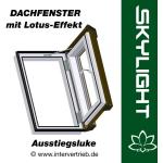 Dachfenster Dachluke Lotus-Effekt Skylight Kunststoff incl. Eindeckrahmen 45x73cm