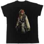 Daffy Jack Sparrow Movie Poster Funny Gift Designer Unisex T-Shirt, Schwarz , XL