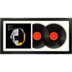 Daft Punk -Randal Access Memories - Doppelalbum Mit Rahmen Weißes Passepartout Und Schwarzer Rahmen. 45cm X 92cm