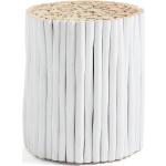 Weiße Rustikale Daheim Runde Runde Couchtische aus Holz 
