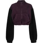 Daily Paper Cropped-Jacke aus Faux Shearling - Violett