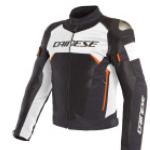 Dainese Jacke Dinamica Air D-Dry, schwarz-weiß-fluorot Größe 58