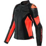 DAINESE Jacken Racing 4 Lady Black / Fluo-Red 42
