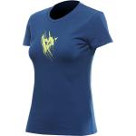 Blaue DAINESE T-Shirts aus Baumwolle für Damen Größe M 