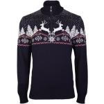 Marineblaue Elegante Herrensweatshirts aus Merino-Wolle Größe S Weihnachten 