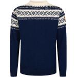 Blaue Unifarbene Dale of Norway Strickpullover aus Wolle für Herren Größe XL 