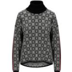 Schwarze Sportliche Dale of Norway Rollkragen Damensweatshirts aus Wolle Größe M für den für den Herbst 