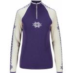 Violette Casual Strickpullover aus Wolle maschinenwaschbar für Damen Größe S für den für den Winter 