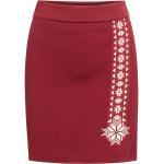 Dale Of Norway Geilo Skirt Rot, Damen Merino Röcke, Größe S - Farbe Ruby Melange - Offwhite %SALE 25% Merino