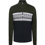 Reduzierte Grüne Casual Dale of Norway Herrensweatshirts mit Reißverschluss aus Wolle Größe XL 