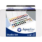 Daler-Rowney, Künstlerfarbe + Bastelfarbe, Aquarell Aquafine Studio Set (Mehrfarbig)