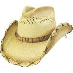 Braune Cowboyhüte aus Stroh 57 Größe XL 