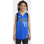 Dallas Mavericks Icon Edition 2023/24 Nike NBA Swingman Trikot für ältere Kinder - Blau