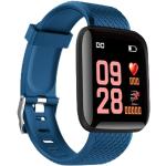 Blaue DAM Uhrenarmbänder mit Alarm mit Pulsmesser für Herren zum Laufsport 