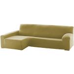 Dam Sofa Überwurf Chaise Longue 240 cm. links Frontalsicht - Fb. 01-beige