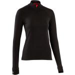 Schwarze Damart Thermo-Unterhemden mit Reißverschluss für Damen Größe L für den für den Herbst 