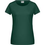 Dunkelgrüne T-Shirts für Damen Größe S 