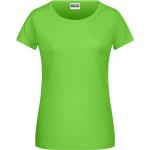 Limettengrüne James & Nicholson T-Shirts für Damen Größe XS 