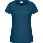Petrolfarbene James & Nicholson T-Shirts für Damen Größe S 