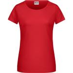 Rote James & Nicholson T-Shirts für Damen Größe XL 