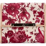 Pinke Blumenmuster Gucci Damenportemonnaies & Damenwallets aus Stoff 