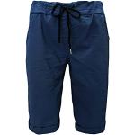 Marineblaue Jeans-Bermudas aus Denim für Damen Größe L Weite 42 für den für den Sommer 