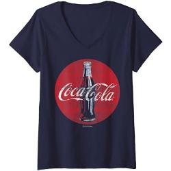 Damen Coca-Cola Distressed Retro Bottle Disc Logo