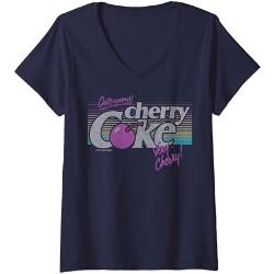 Damen Coca-Cola Retro Rainbow Very Cherry Coke T-S