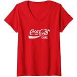 Rote Coca Cola Coca Cola T-Shirts für Damen Größe S 