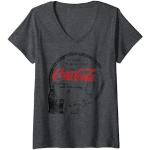 Graue Vintage Coca Cola Coca Cola T-Shirts für Damen Größe S 