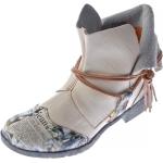 Damen Comfort Leder Stiefeletten TMA 5161 Boots viele Farben Knöchel Schuhe Stiefel, schuhe Größe:36 EU, Farbe schuhe:Weiß