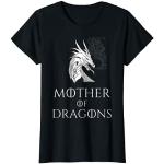 Schwarze Game of Thrones Daenerys Targaryen Umstands-T-Shirts für Damen Größe S 