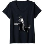 Disney Villains Maleficent It's Not Me It's You T-Shirt mit V-Ausschnitt