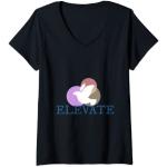 Damen Elevate T-Shirt mit V-Ausschnitt