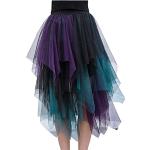 Reduzierte Lila Elegante Midi Festliche Röcke aus Tüll für Damen Einheitsgröße für den für den Winter 