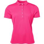 Pinke James & Nicholson Damenpoloshirts & Damenpolohemden mit Knopf Größe M 