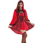 Rote Rotkäppchen Faschingskostüme & Karnevalskostüme aus Baumwollmischung für Damen Größe M 