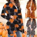 Graue Karo Langärmelige Damenjeanshemden aus Denim Größe M Große Größen für den für den Herbst 