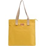 Gelbe Damenschultertaschen & Damenshoulderbags aus Canvas wiederverwendbar 