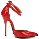 Rote Elegante High Heels & Stiletto-Pumps mit Pailletten aus PU für Damen Größe 38 