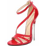 Rote Elegante High Heels & Stiletto-Pumps aus PU für Damen Größe 41 