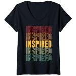 Damen Inspirierter Stolz, inspiriert T-Shirt mit V-Ausschnitt