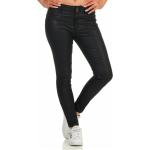 Schwarze HAILY’S Push Up Jeans aus Leder für Damen 
