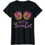 Schwarze Sexy T-Shirts für Damen Größe S für Festivals für den für den Sommer 