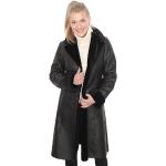 Reduzierte Schwarze Trendzone Mini Kurzmäntel mit Reißverschluss aus Lammfell für Damen Größe XL für den Winter - versandkostenfrei 