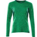 Grüne Langärmelige MASCOT T-Shirts aus Jersey für Damen Größe S 