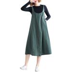 Armeegrüne Elegante Sommerkleider für Damen Größe XS für den für den Sommer 