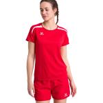 Reduzierte Dunkelrote Sportliche Erima Rundhals-Ausschnitt T-Shirts aus Polyester für Damen Größe XS 