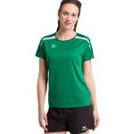 Reduzierte Smaragdgrüne Sportliche Erima Rundhals-Ausschnitt T-Shirts aus Polyester für Damen Größe M 
